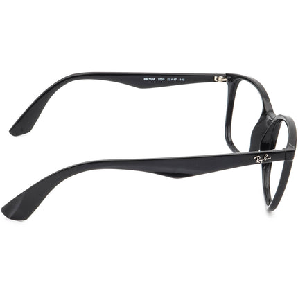 Ray-Ban Eyeglasses RB 7066 2000 Black Square Frame 52[]17 140