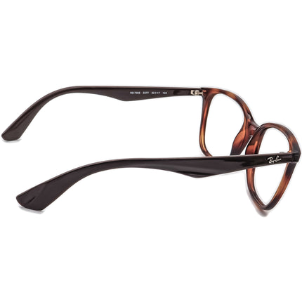 Ray-Ban Men's Eyeglasses RB 7066 5577 Tortoise/Brown Square Frame 52[]17 140