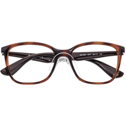 Ray-Ban Men's Eyeglasses RB 7066 5577 Tortoise/Brown Square Frame 52[]17 140
