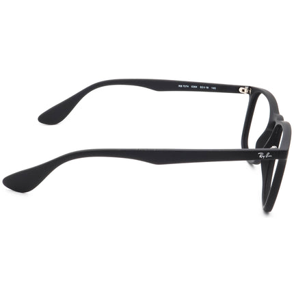 Ray-Ban Eyeglasses RB 7074 5364 Matte Black Square Frame 52[]18 145