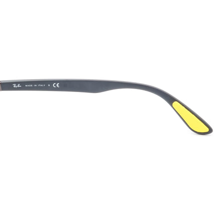 Ray-Ban Eyeglasses RB 7144-M F608 SCUDERIA FERRARI COLLECTION Matte Gray/Yellow Square Frame Italy 53[]18 150