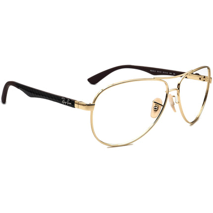 Ray-Ban Sunglasses RB 8313 001/51 Carbon Fiber Gold/Brown Aviator 61 mm