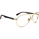 Ray-Ban Sunglasses RB 8313 001/51 Carbon Fiber Gold/Brown Aviator 61 mm