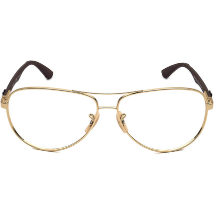 Ray-Ban Sunglasses RB 8313 001/51 Carbon Fiber Gold/Brown Aviator 61 mm
