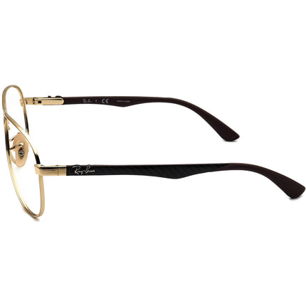 Ray-Ban Sunglasses RB 8313 001/51 Carbon Fiber Gold/Brown Aviator 61 mm