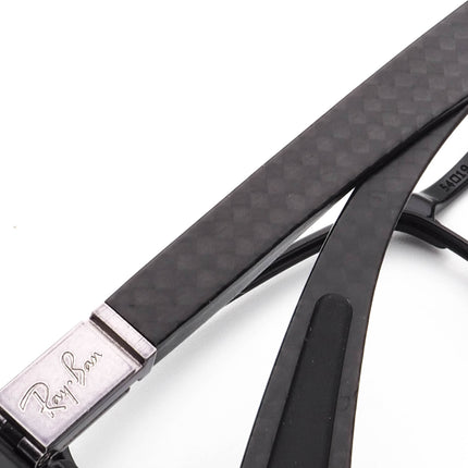 Ray-Ban Men's Eyeglasses RB 8421 2904 Carbonfiber Black Square Frame 54[]19 145