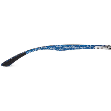 Ray-Ban Eyeglasses RB 8901 5262 Carbon Fiber Smokey Matte Blue & Exposed Carbon Fiber Rectangular Frame 53[]17 145