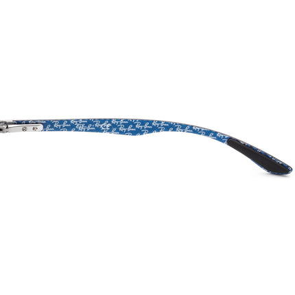Ray-Ban Eyeglasses RB 8901 5262 Carbon Fiber Smokey Matte Blue & Exposed Carbon Fiber Rectangular Frame 53[]17 145