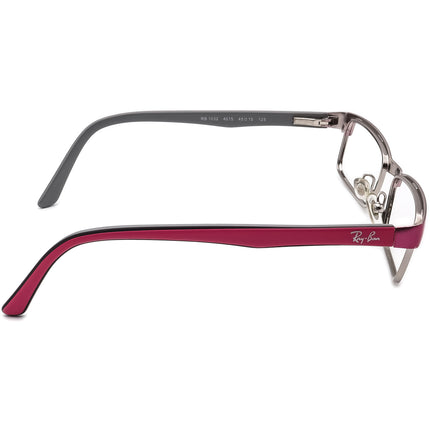 Ray-Ban Kids' Eyeglasses RB 1032 4015 Pink on Gray Rectangular Frame 45[]15 125