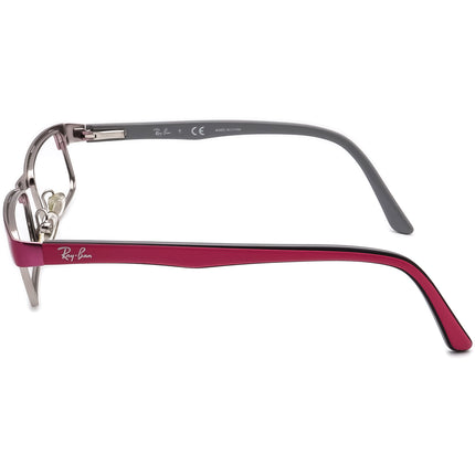 Ray-Ban Kids' Eyeglasses RB 1032 4015 Pink on Gray Rectangular Frame 45[]15 125