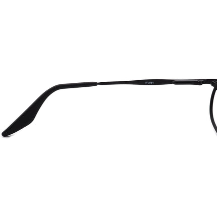 Ray-Ban Sunglasses W 2964 Glossy Black Oval Metal Italy 52 mm