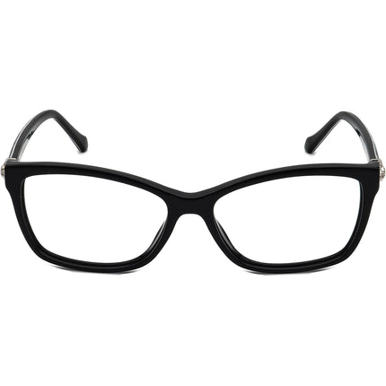 Roberto Cavalli Eyeglasses Propus 940 005 Black/Gray Snake Print B-Shape Frame Italy 55[]15 140