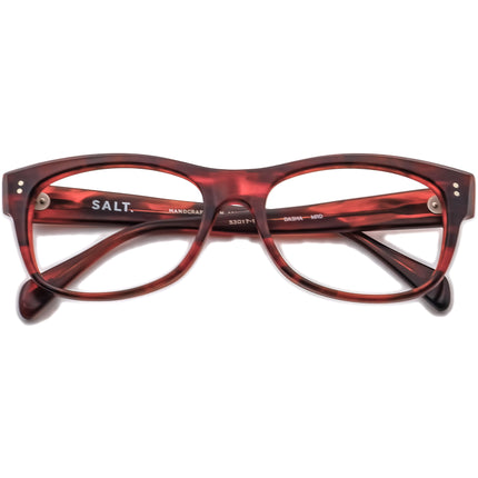 Salt. Women's Eyeglasses Dasha MRD Matte Burgundy Tortoise B-Shape Frame Japan 53[]17 140