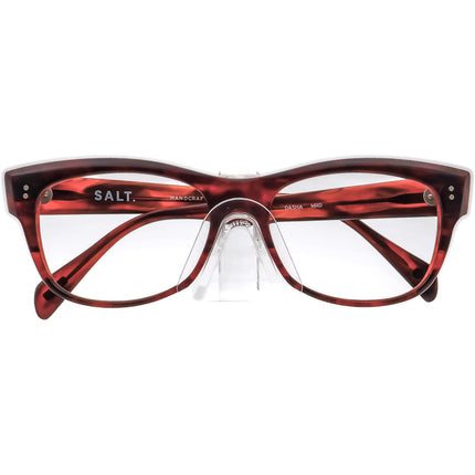 Salt. Women's Eyeglasses Dasha MRD Matte Burgundy Tortoise B-Shape Frame Japan 53[]17 140