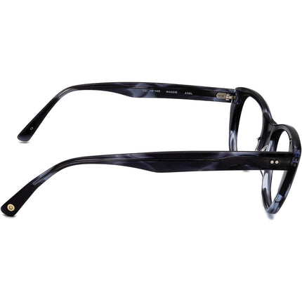 Salt. Women's Eyeglasses Maggie ASBL Ash Blue Cat Eye Frame Japan 52[]18 140 Handmade