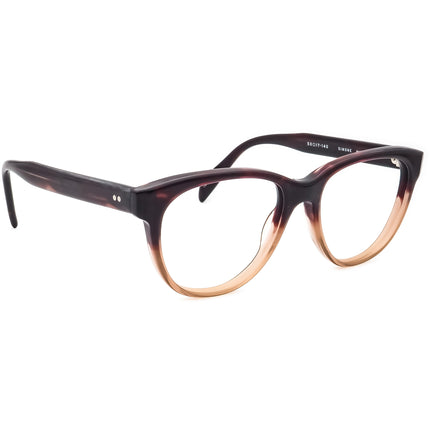 Salt. Eyeglasses Simone MVRD Brown Gradient B-Shape Frame Japan 50[]17 140