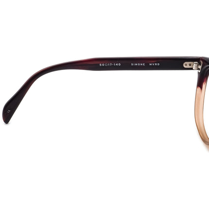 Salt. Eyeglasses Simone MVRD Brown Gradient B-Shape Frame Japan 50[]17 140