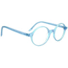 See Eyewear Eyeglasses 3984 col. 661 Matte Blue Round Frame Italy 47[]21 140