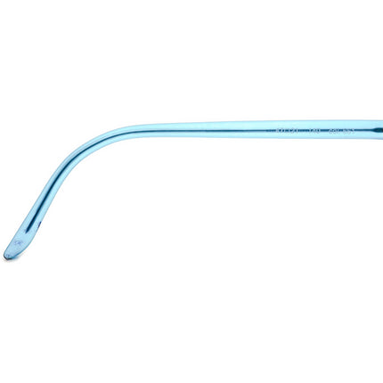 See Eyewear Eyeglasses 3984 col. 661 Matte Blue Round Frame Italy 47[]21 140