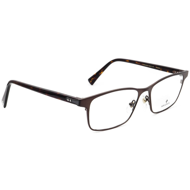 Seraphin Eyeglasses Eton/8008 Titanium Brown/Dark Tortoise Rectangular Frame Japan 56[]17 145 Handmade