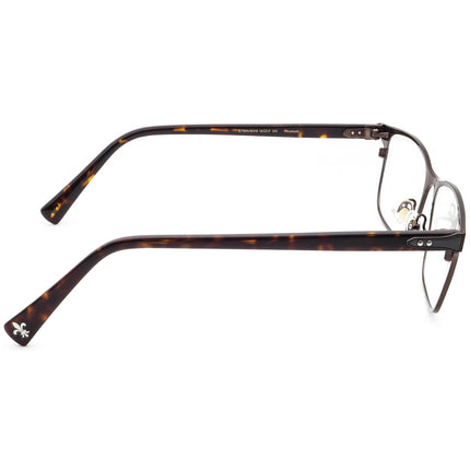 Seraphin Eyeglasses Eton/8008 Titanium Brown/Dark Tortoise Rectangular Frame Japan 56[]17 145 Handmade