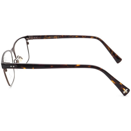 Seraphin Eyeglasses Eton/8008 Titanium Brown/Dark Tortoise Rectangular Frame Japan 56[]17 145 Handmade