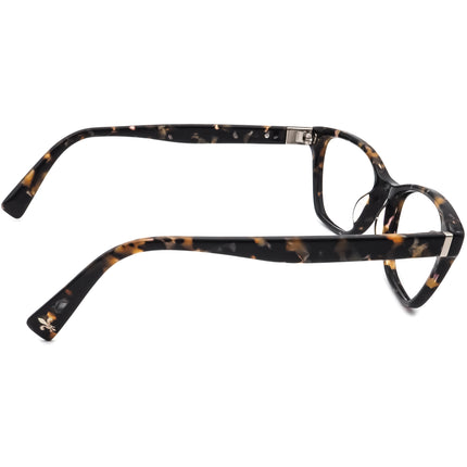 Seraphin Women's Eyeglasses Crawford Black&Brown Marble Cat Eye Frame Japan 53[]16 140