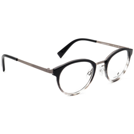 Seraphin Eyeglasses Garrison/8956 Black Gradient&Gunmetal Round Frame Japan 46[]21 140 Handmade