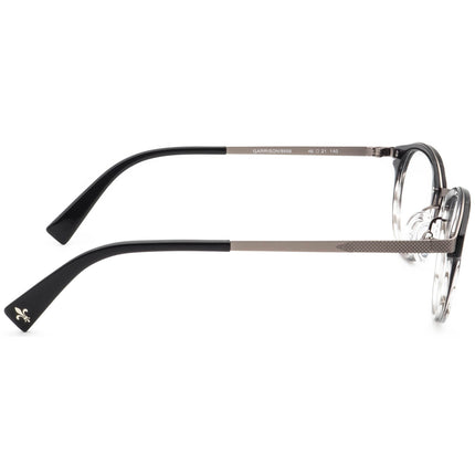 Seraphin Eyeglasses Garrison/8956 Black Gradient&Gunmetal Round Frame Japan 46[]21 140 Handmade
