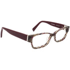 Seraphin Women's Eyeglasses Hiawatha/8656 Brown&Burgundy Marble/Burgundy Rectangular Frame Japan 53[]15 145