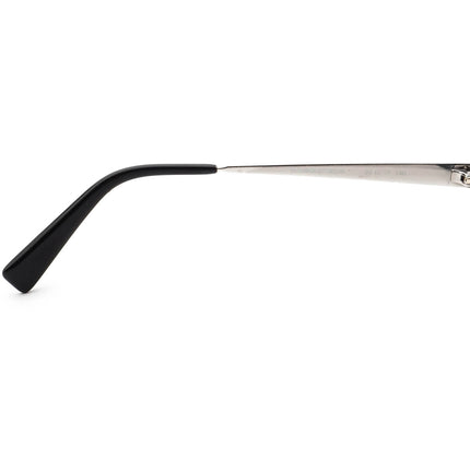 Seraphin Women's Eyeglasses Humboldt/8536 Black/Silver Oval Frame Japan 52[]17 140 Handmade