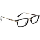 Seraphin Eyeglasses Linwood/8524 Titanium Black&Gunmetal Rectangular Frame Japan 52[]21 145 Handmade