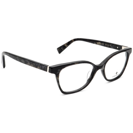 Seraphin Women's Eyeglasses Regency/8694 Black Marble Horn Rim Frame Japan 52[]17 145 Handmade