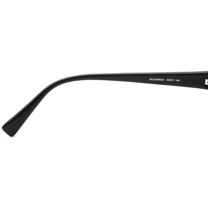 Seraphin Women's Eyeglasses Salem/8523 Glossy Black Rhinestones Rectangular Frame 52[]17 145