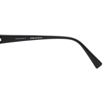 Seraphin Women's Eyeglasses Salem/8523 Glossy Black Rhinestones Rectangular Frame 52[]17 145