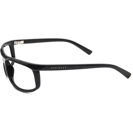 Serengeti Men's Sunglasses Velino 7510 Glossy Black Wrap 60 mm