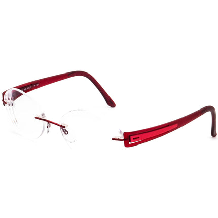 Silhouette Women's Eyeglasses 4338 40 6056 5231 Titan Burgundy Rimless Frame Austria 50[]17 140