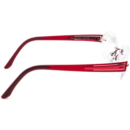 Silhouette Women's Eyeglasses 4338 40 6056 5231 Titan Burgundy Rimless Frame Austria 50[]17 140