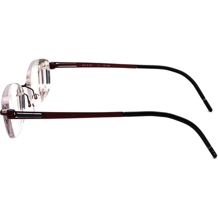 Silhouette Women's Eyeglasses 4419 40 6062 Titan Burgundy Rimless Frame Austria 52[]19 150