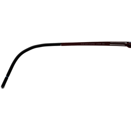 Silhouette Women's Eyeglasses 4419 40 6062 Titan Burgundy Rimless Frame Austria 52[]19 150
