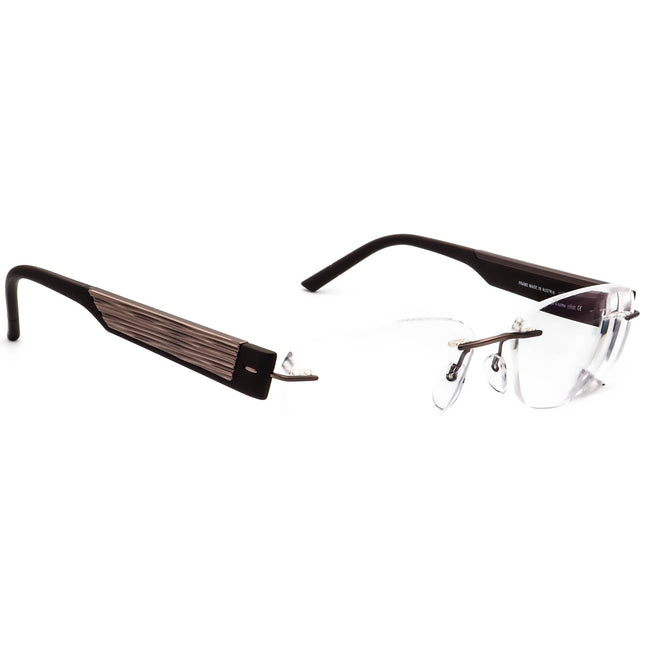 Silhouette Women's Eyeglasses 4452 40 6055 Brown Rimless Frame Austria 53[]17 130