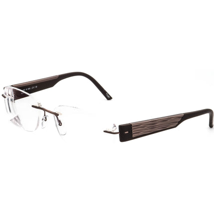 Silhouette Women's Eyeglasses 4452 40 6055 Brown Rimless Frame Austria 53[]17 130
