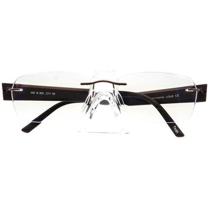 Silhouette Women's Eyeglasses 4452 40 6055 Brown Rimless Frame Austria 53[]17 130