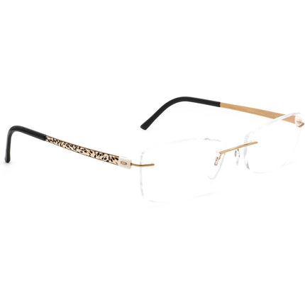 Silhouette Women's Eyeglasses 4545 6060 4548 Gold Rimless Frame Austria 54[]17 130