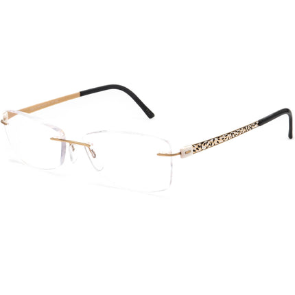 Silhouette Women's Eyeglasses 4545 6060 4548 Gold Rimless Frame Austria 54[]17 130