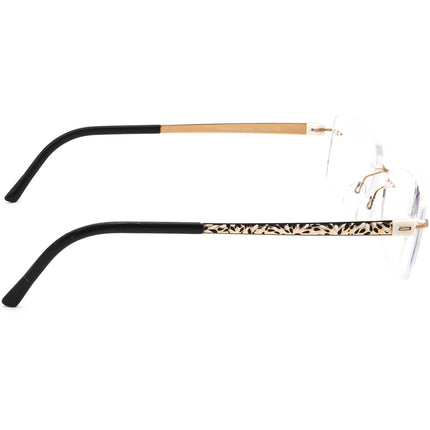 Silhouette Women's Eyeglasses 4545 6060 4548 Gold Rimless Frame Austria 54[]17 130