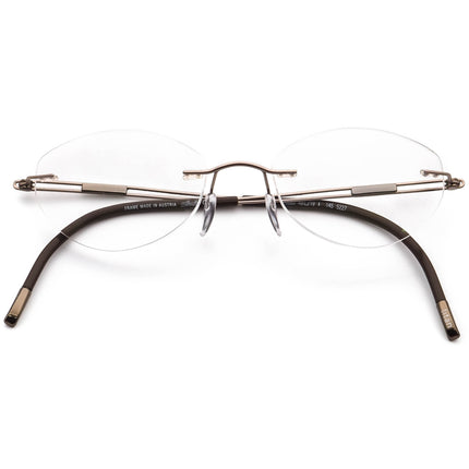 Silhouette Women's Eyeglasses 5223 40 6055 Titan Brown Rimless Frame Austria 49[]19 145