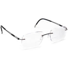 Silhouette Eyeglasses 5227 50 6060 Titan Black Rimless Frame Austria 52[]19 140