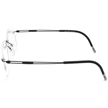 Silhouette Eyeglasses 5227 50 6060 Titan Black Rimless Frame Austria 52[]19 140