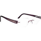 Silhouette Women's Eyeglasses 5231 40 6052 Titan Purple Rimless Frame Austria 51[]17 135